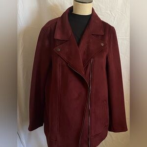 Soft burgundy jacket